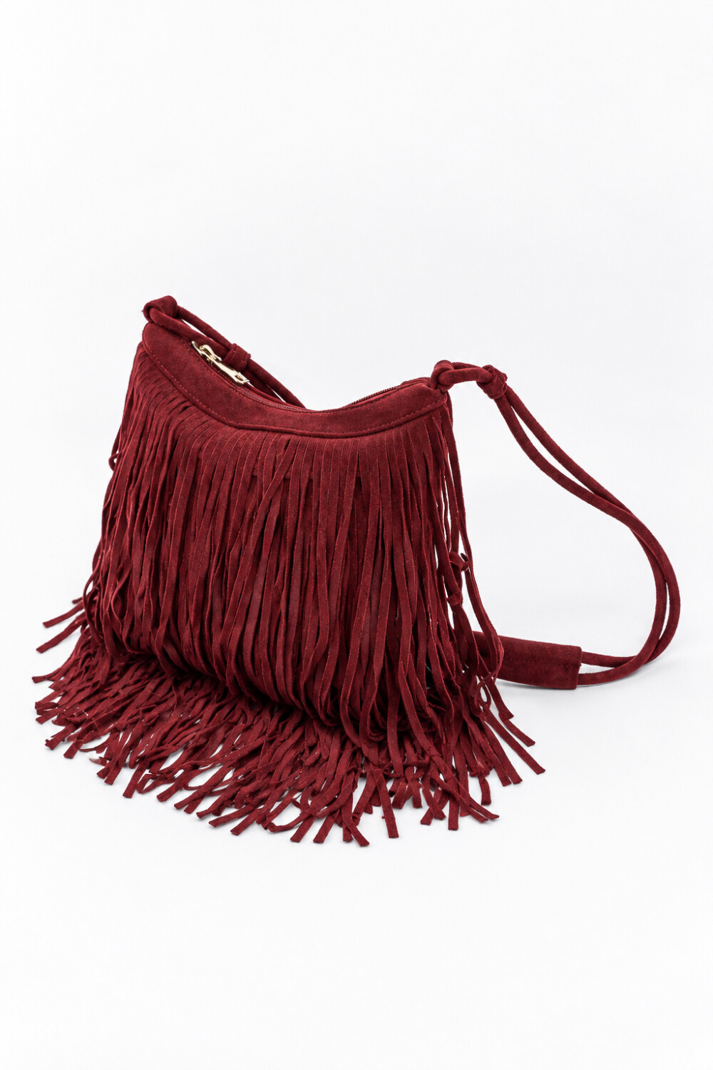 Cartera Fleco Bordeaux