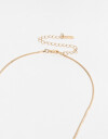 Collares Largos Metal Collar En Y - Dorado