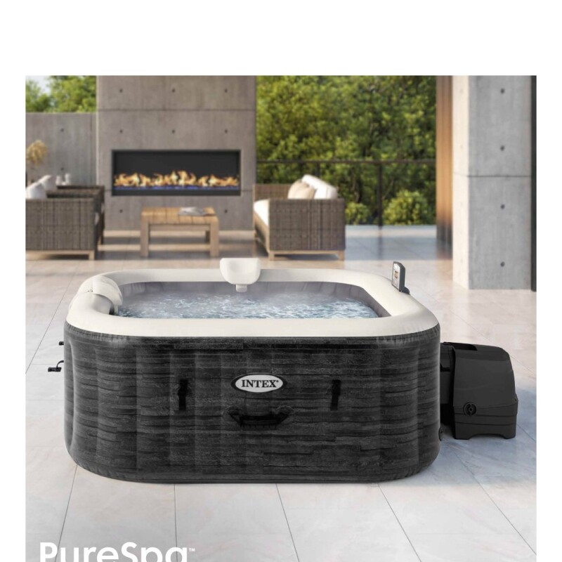 INTEX PURESPA GREYSTONE SQUARE CAPACIDAD 6 PERSONAS Intex Purespa Greystone Square Capacidad 6 Personas