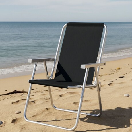 Silla Alta Conforto Aluminio NEGRO