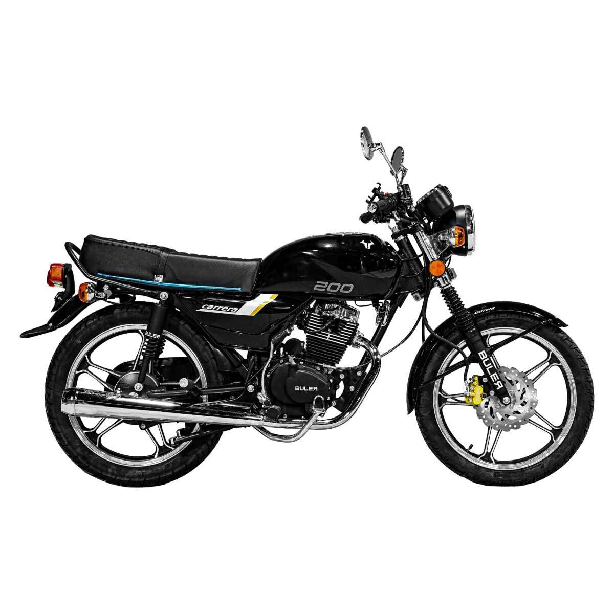 Moto Buler Carrera 200cc Aleación - Negro 