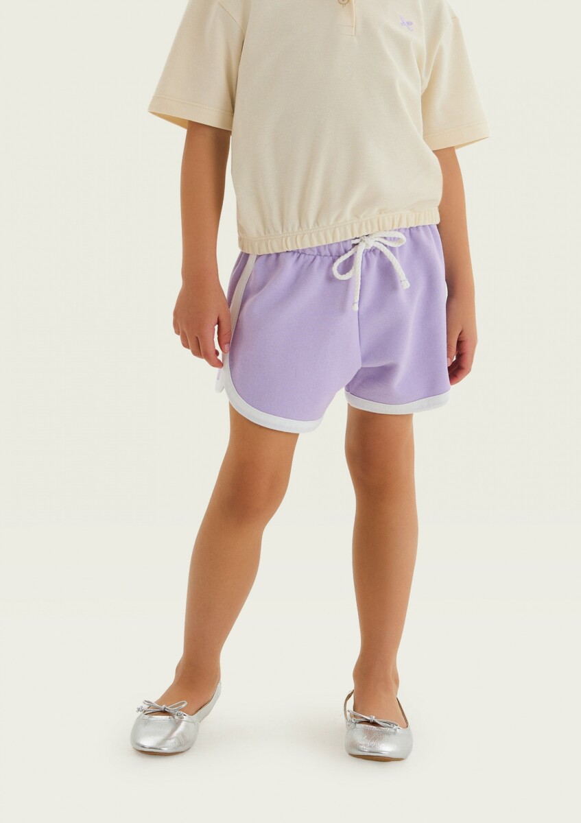 SHORT INFANTIL - LILA 