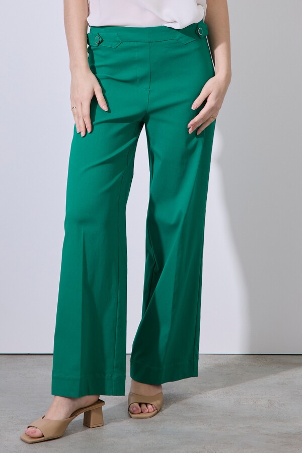 Pantalon Hebilla & Boton VERDE