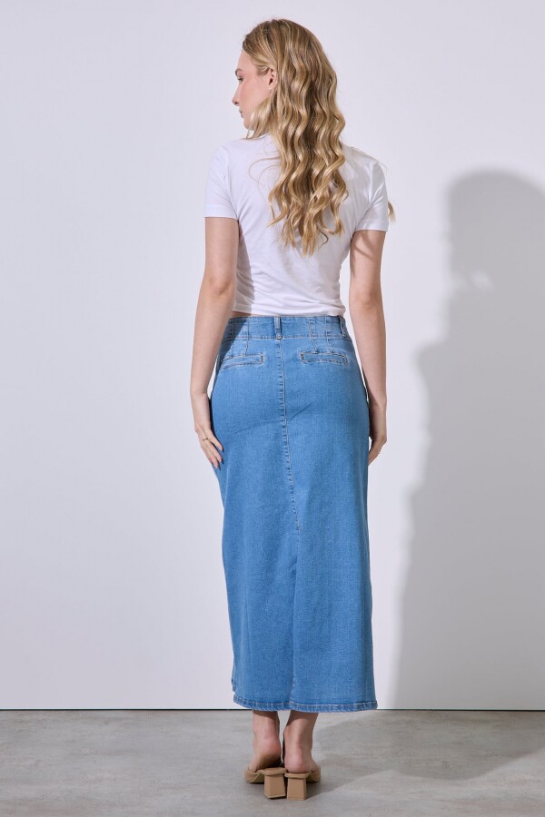 Falda Maxi Denim JEAN CLARO