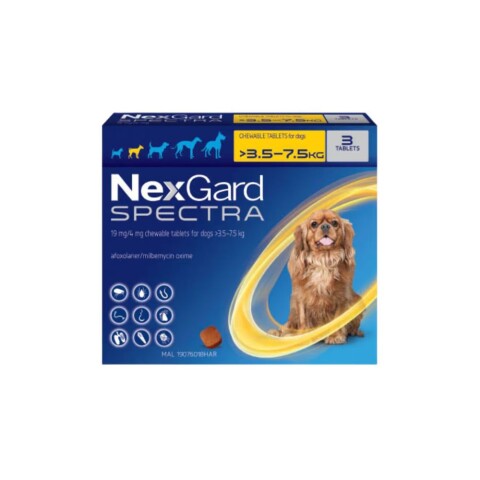 Nex gard Spectra Caja X 1 Comp 3,5-7 Kg Nex gard Spectra Caja X 1 Comp 3,5-7 Kg