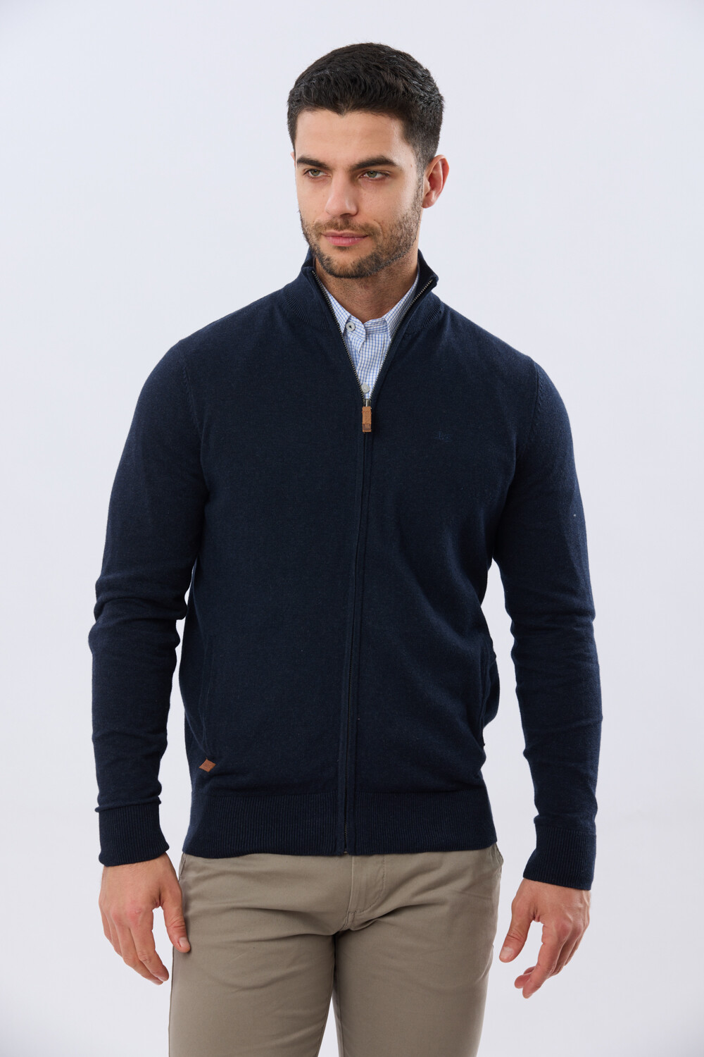 CAMPERA TEJIDA Azul