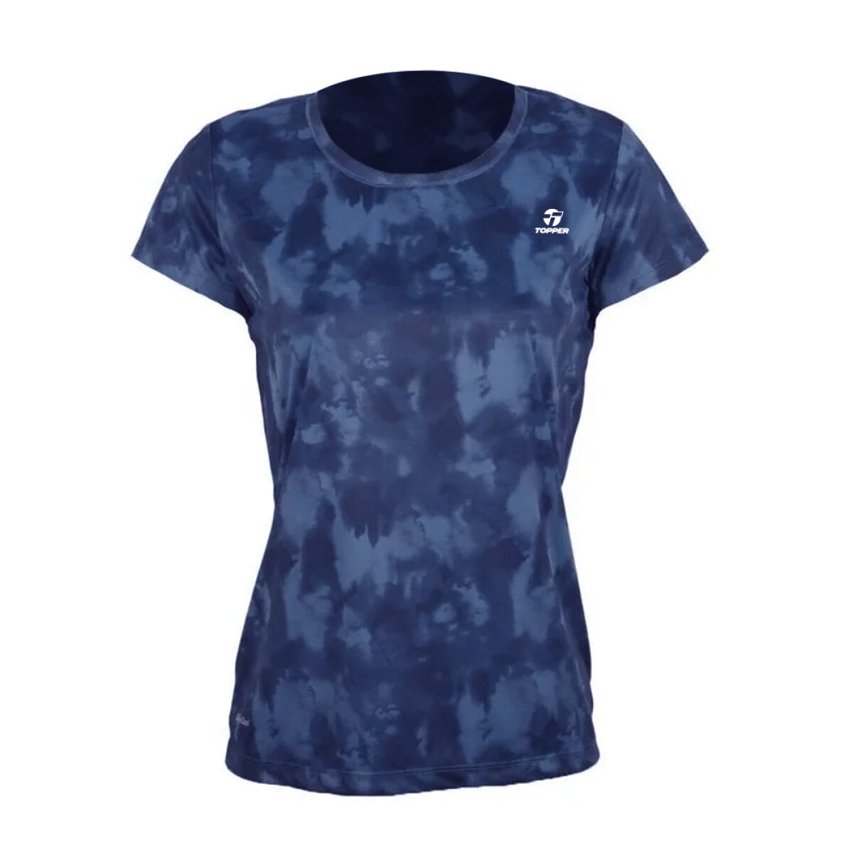 T-SHIRT MC WMN TRNG FULL PRINT azul ampa - PRINT AZUL 
