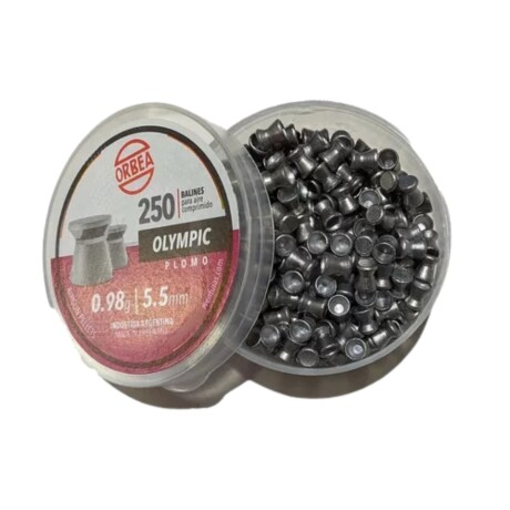 Balines OLYMPIC Plomo cal 5.5 250un 0.98g - ORBEA Balines OLYMPIC Plomo cal 5.5 250un 0.98g - ORBEA