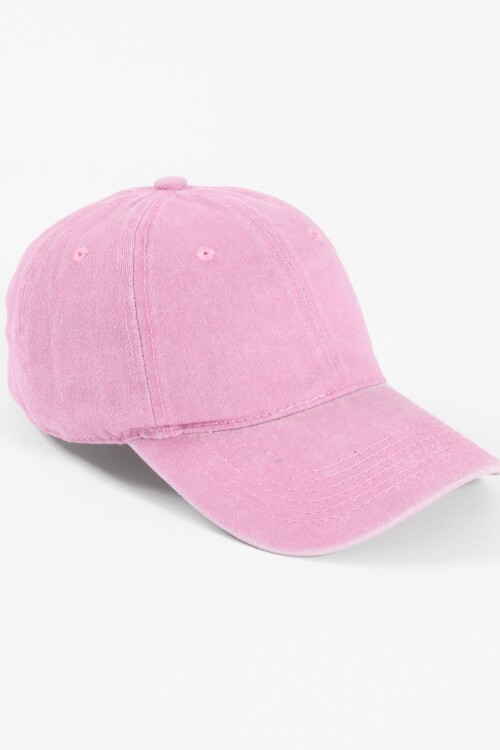 Cap washed rosa