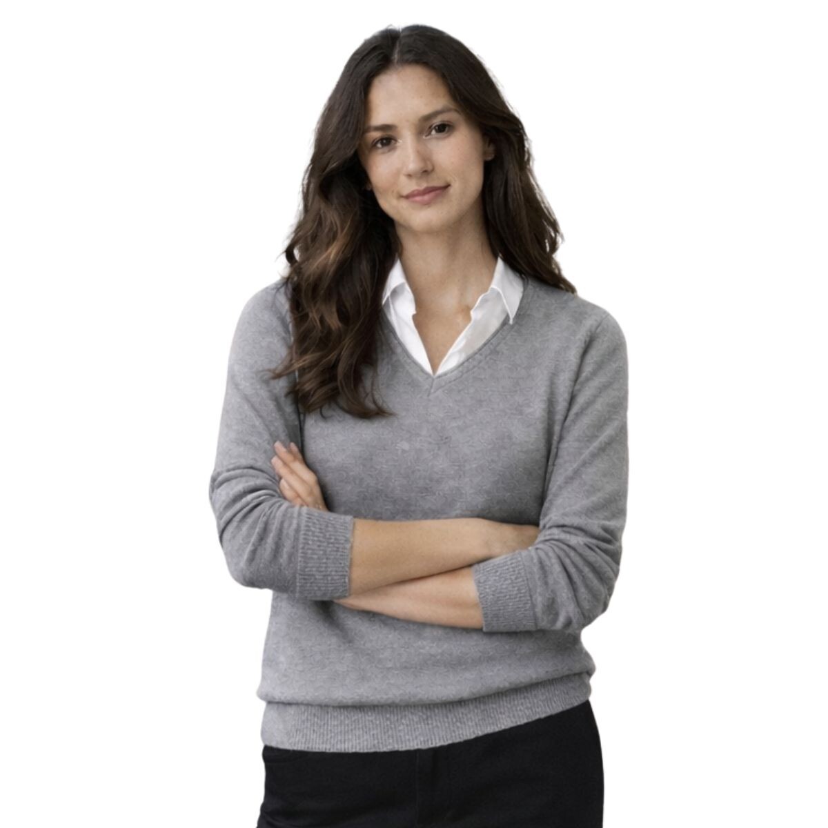 BUZO LISO M-L - GRIS 