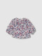 Blusa Flores Grandes Blanco Roto