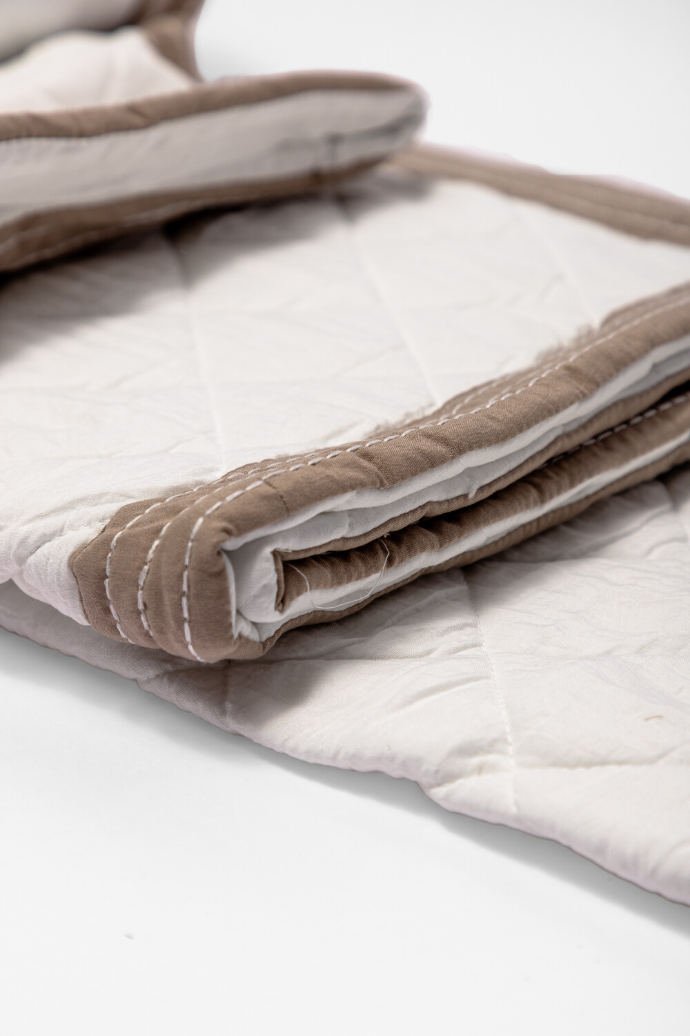 Cubrecama 1 Plaza Microfibra Washed Blanco