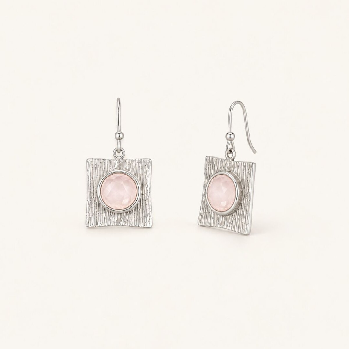 Caravanas Rosewood - Plata 925 