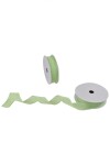 Cinta organza con puntos - 23 mts VERDE