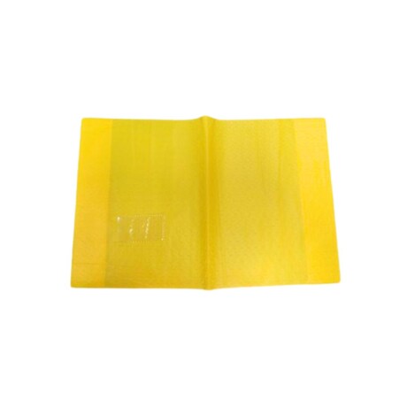 FORRO PVC CUADERNO LABRADO AMARILLO (36X23)CM X 10 UND FORRO PVC CUADERNO LABRADO AMARILLO (36X23)CM X 10 UND