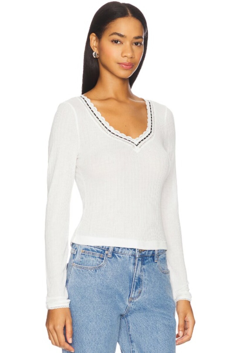 ONLY YOU LONG SLEEVE Blanco
