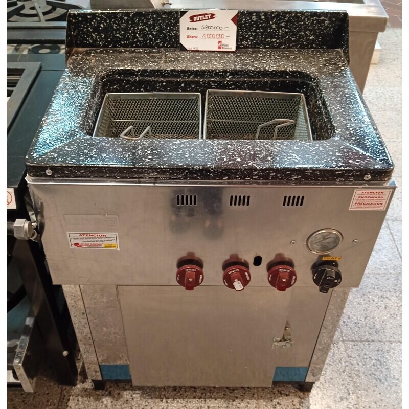 Freidora Industrial a Gas de 40 Lts. Calabro Freidora Industrial a Gas de 40 Lts. Calabro