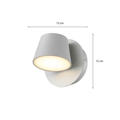 DECORATIVO DE PARED GROA Lámpara de Pared Groa Blanca