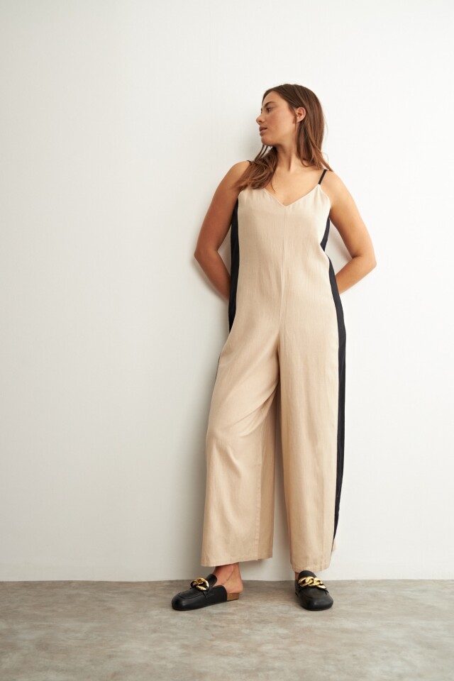 Mono bicolor beige