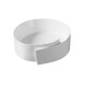 BACHA DE APOYO 43x17 COLOR BLANCO BRILLO BLANCO