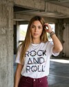 Remera Rock and roll Blanco