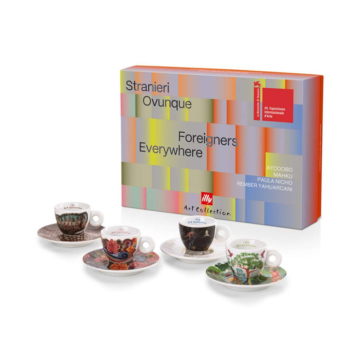 Set De 4 Tazas Para Espresso - Biennale Illy Art Collection 
