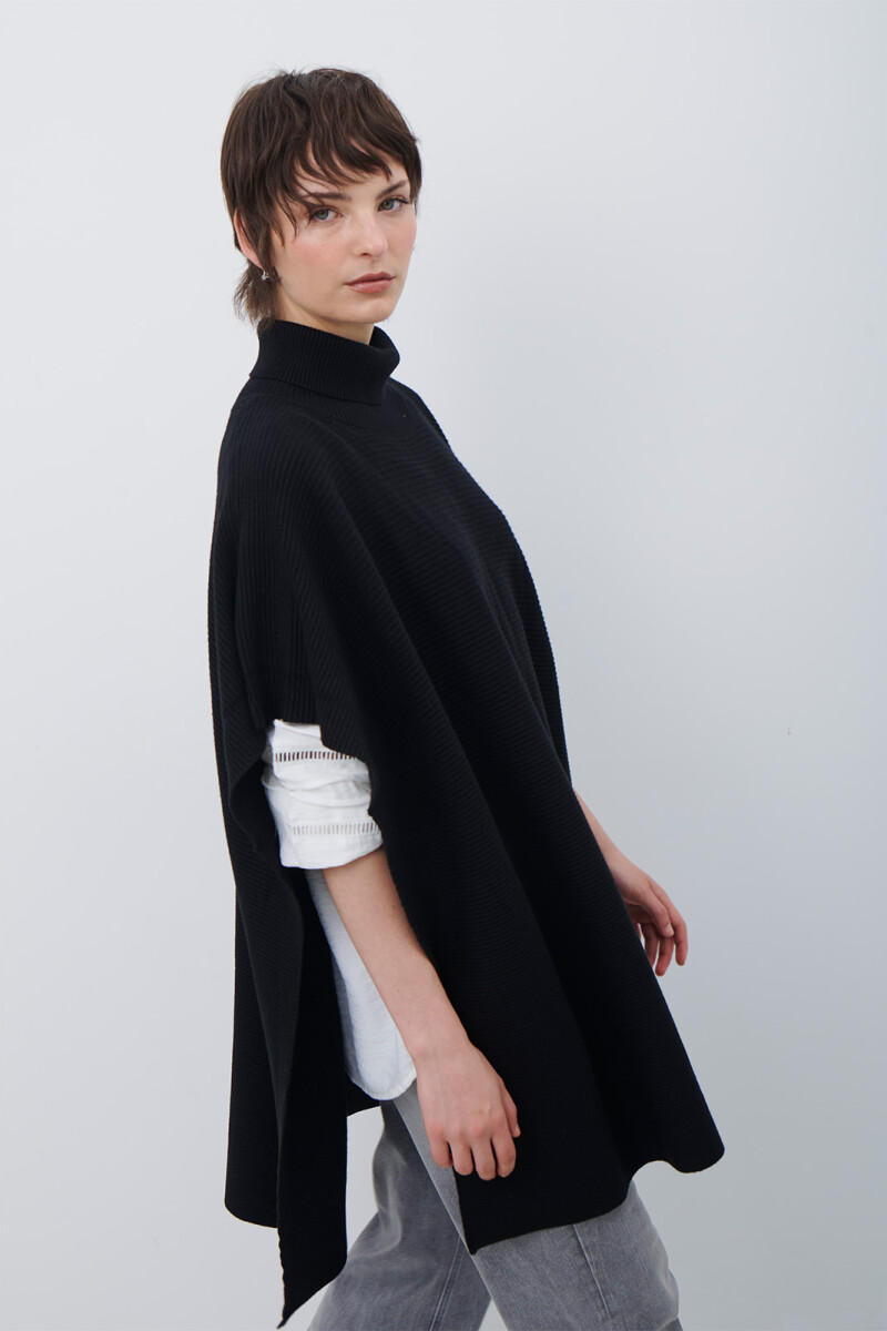 PONCHO ROMPEVIENTO NEGRO