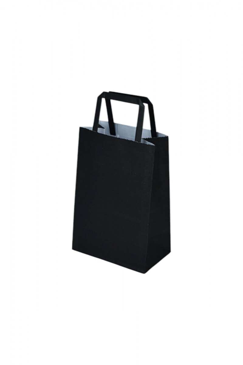 Bolsa lisa acuario 14x08x20 cm - NEGRO 