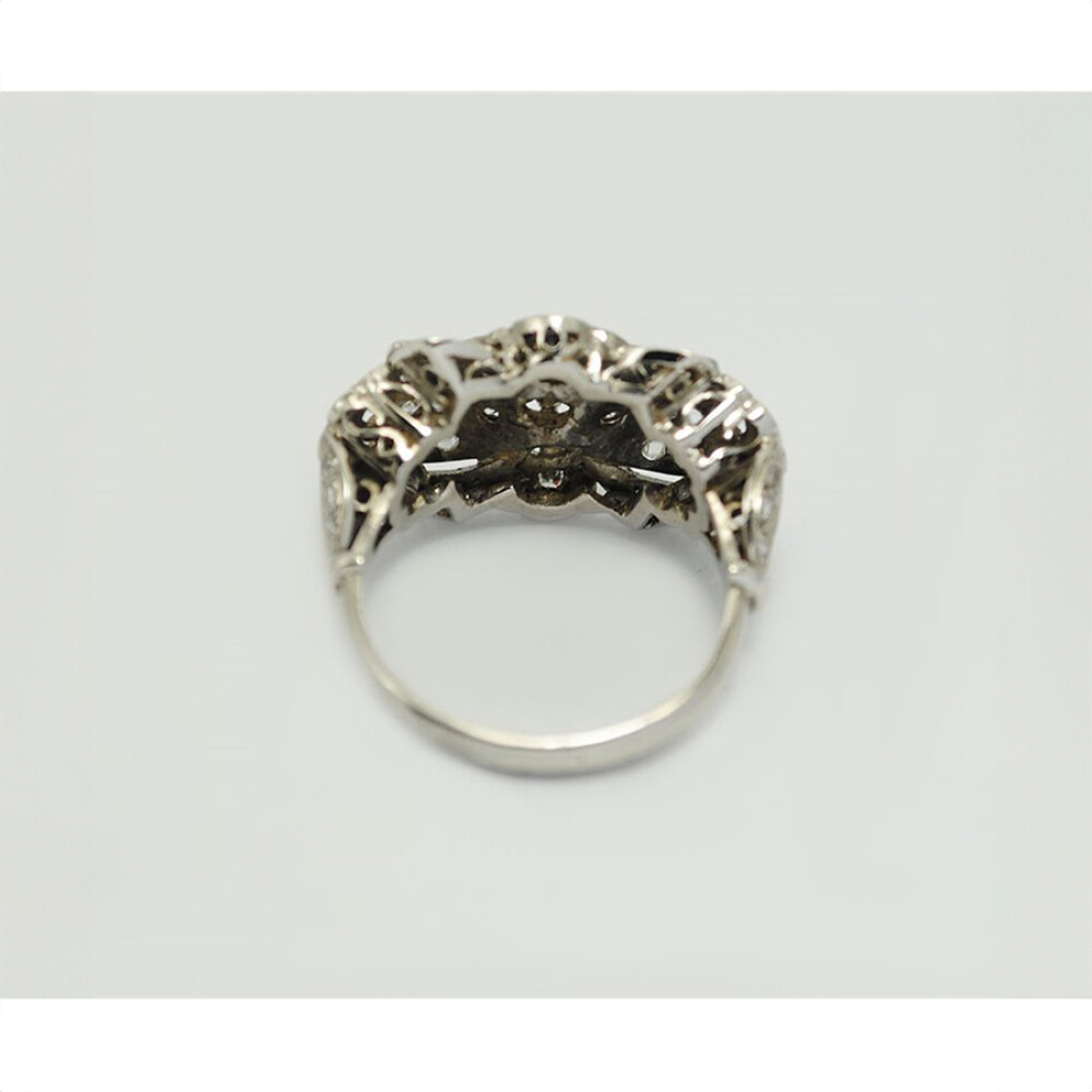 Anillo Oro Blanco 18K Y Brillantes Anillo Oro Blanco 18K Y Brillantes