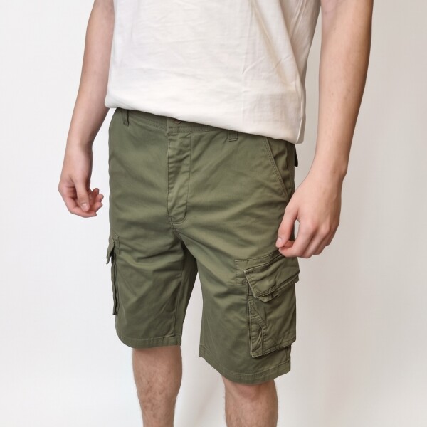 Bermuda Cargo Algodón V27 Green