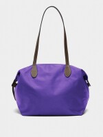 Bolso Shopper De Nylon violeta