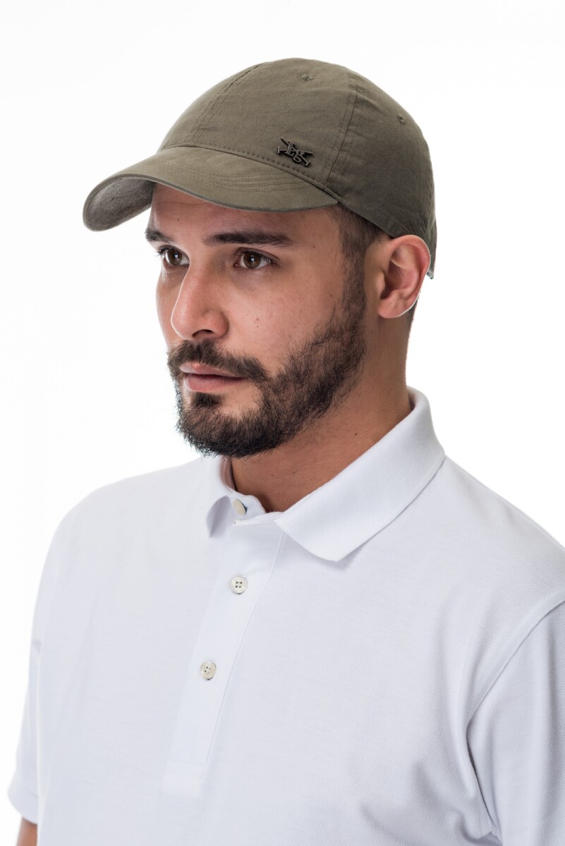 Gorro con Logo Metal - Verde 