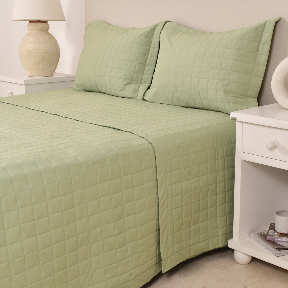 Cubrecama Basic Verde 180 x 240 cm