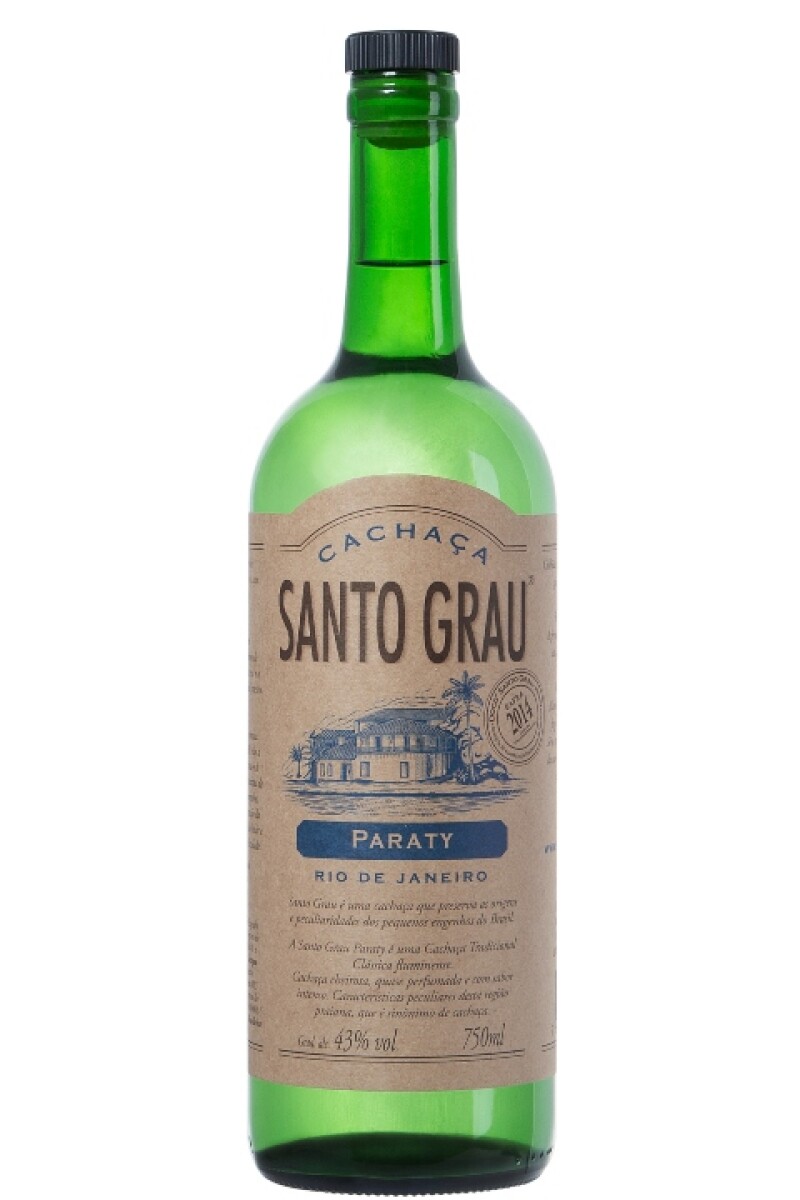 Cachaça SANTO GRAU Reserva Paraty 750ml. 