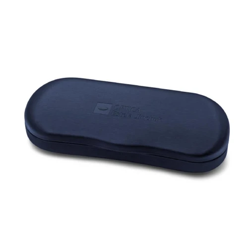 Estuche Rigido Azul Metalizado Optica Estela Jinchuk Accesorios