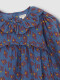 Vestido Estampado Geometrico Azulado