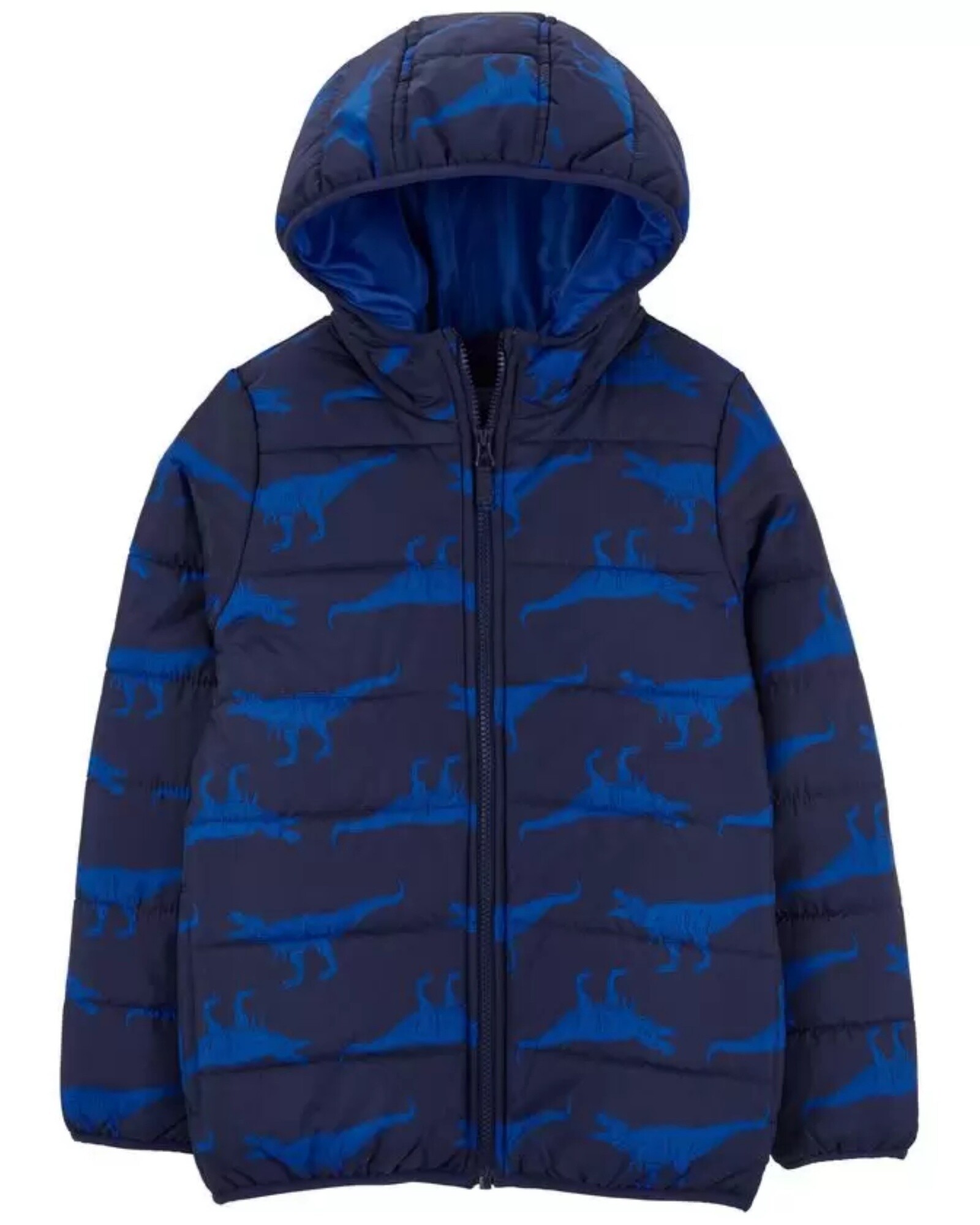 Campera resistente al agua, plegable, dino. Talles 2-4T Sin color