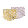 Set x2 babero bandana Wildflowers & Dots