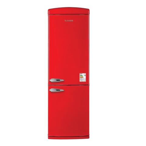 Heladera Con Freezer James J 373 Rr Color Rojo Con Capacidad De 324l 220v Heladera Con Freezer James J 373 Rr Color Rojo Con Capacidad De 324l 220v