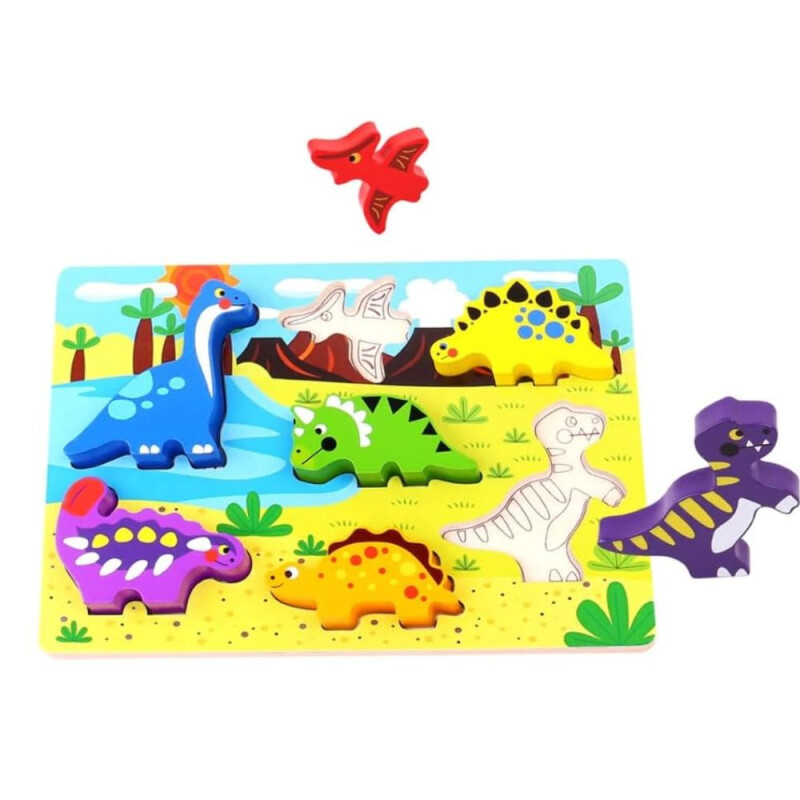 Chunky puzzle - Dinosaurios Unica