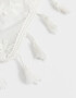 Vinchas Textiles Con bordado Vincha Con Borlas - Blanco Crudo
