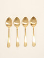 Cuchara Olivo Set 4 Un. Dorado Color Unico