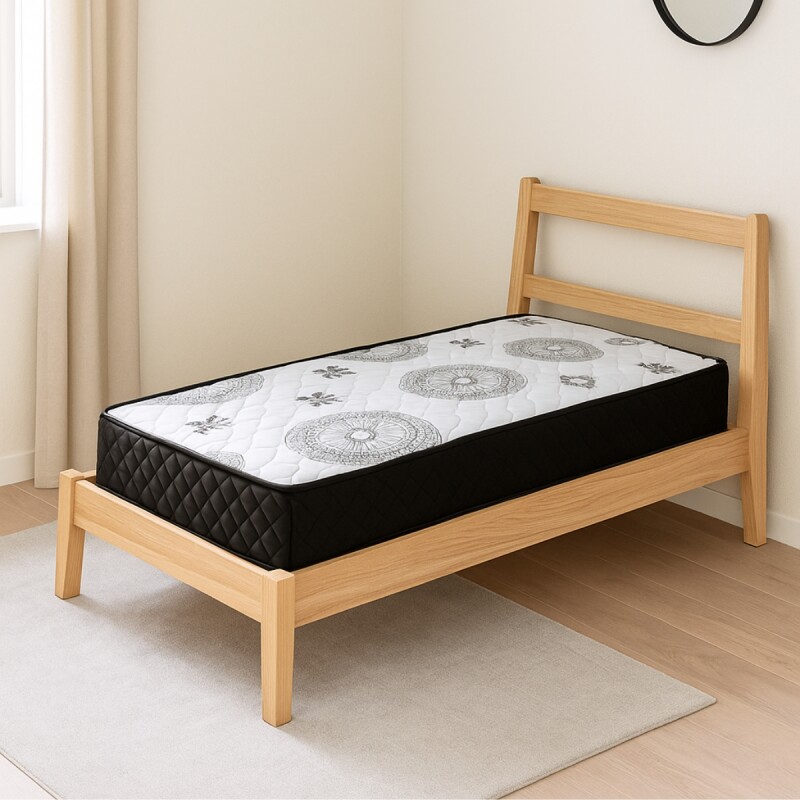 Colchón 1 plaza Orthofam 110 kg D28 17 cm GRIS