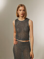 Tops Rimo Gris Oscuro