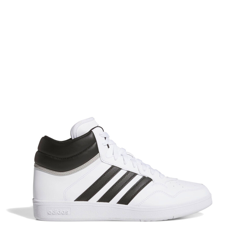 Championes Unisex Adidas Hoops 4.0 Mid Blanco - Negro - Gris