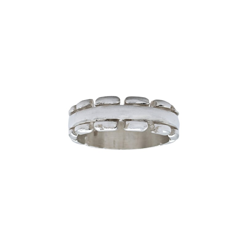 Alianza Franja-Plata 925-Sin Piedra-AN4018 Sinpiedra