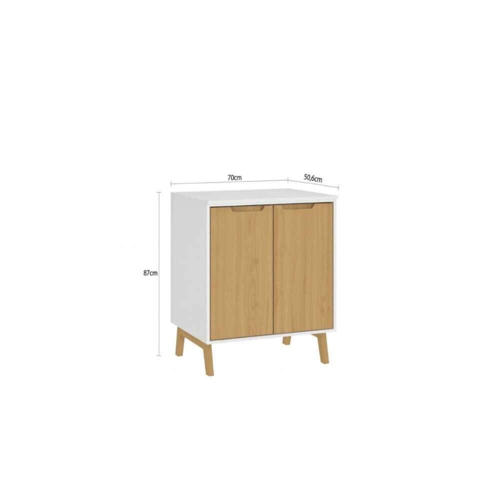 COMBO COCINA - BAJO MESADA 2 PUERTAS + AÉREO BLANCO