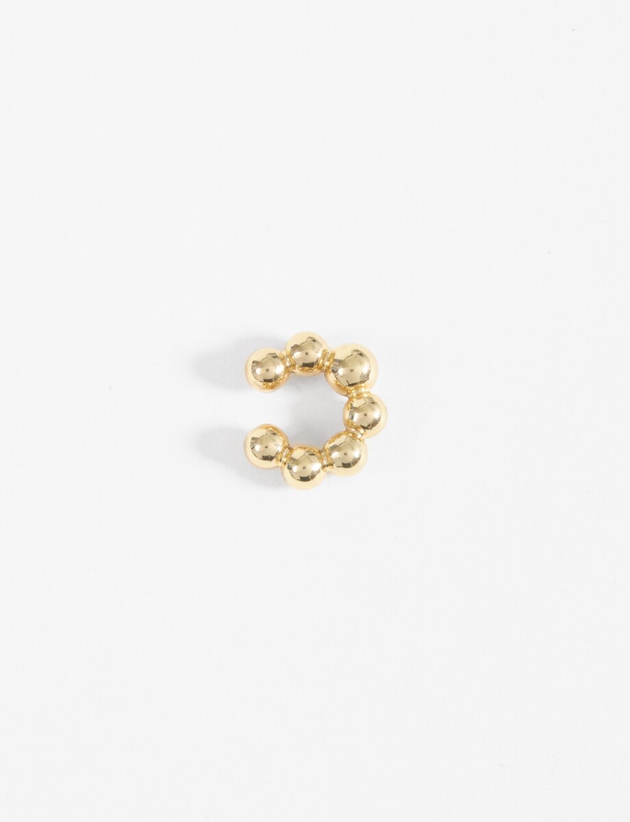 Earcuff borlas - dorado 
