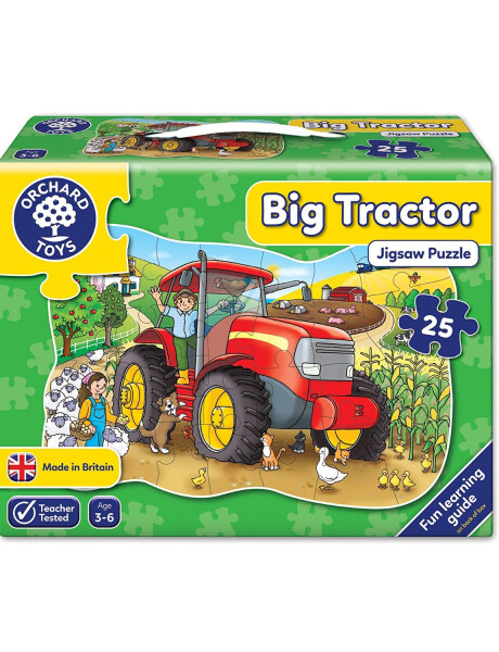 Puzzle grande de Tractor Orchard 25 piezas Puzzle grande de Tractor Orchard 25 piezas