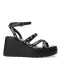 Sandalia de Mujer Miss Carol LURIX con plataforma Negro